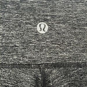 Lululemon Low Rise Wunder Ubder! Heathered grey EUC SIZE 4